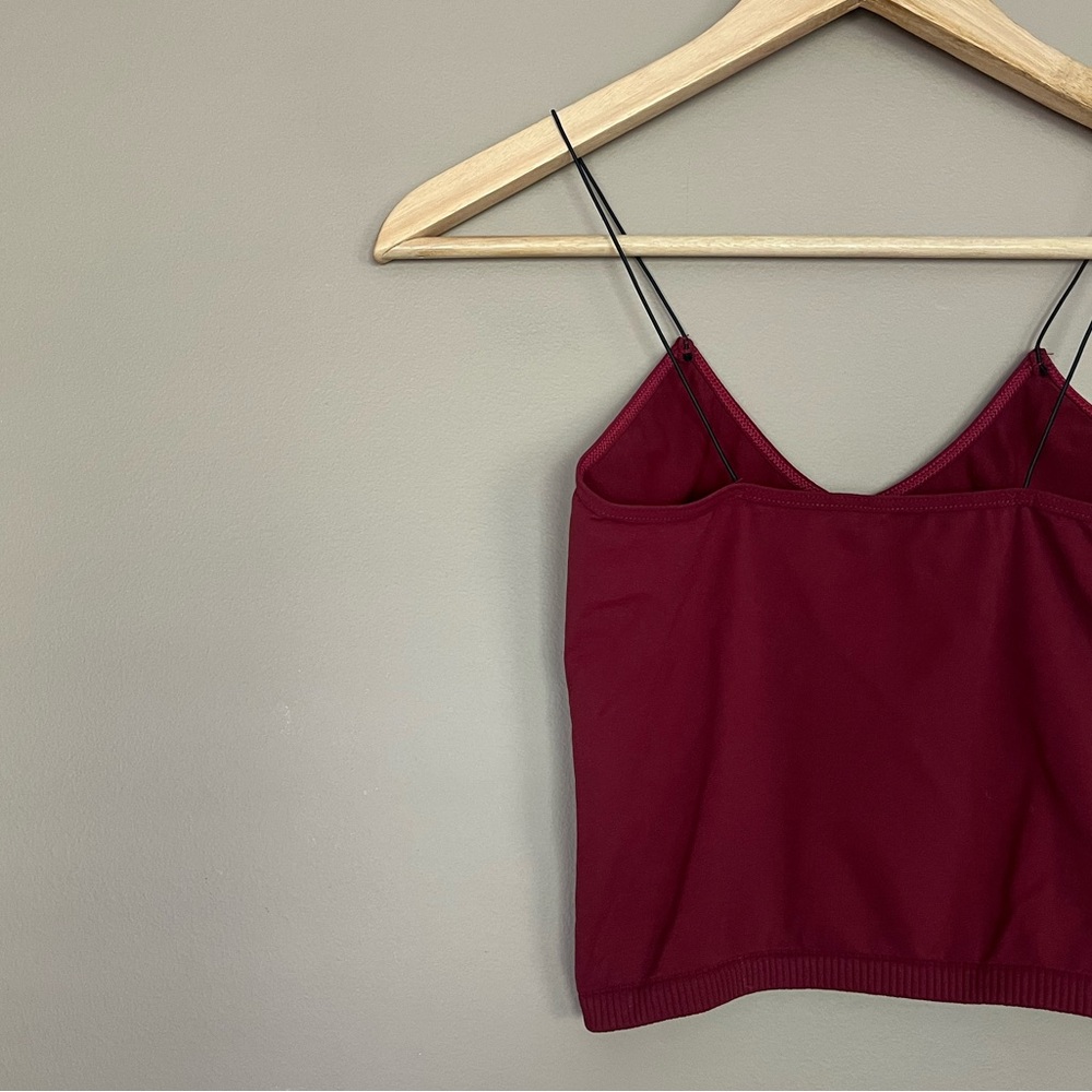 {Free People Intimately} Skinny Strap Seamless Brami Cropped Cami - Womens XS/S - Picture 5 of 7